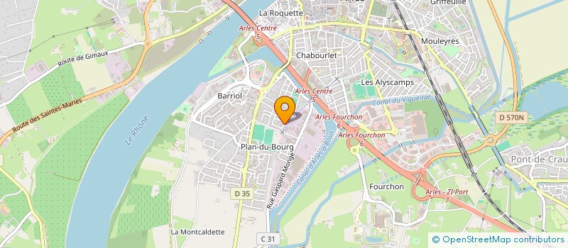 localisation de l'entreprise MADAME ELISE COUPEY à ARLES
