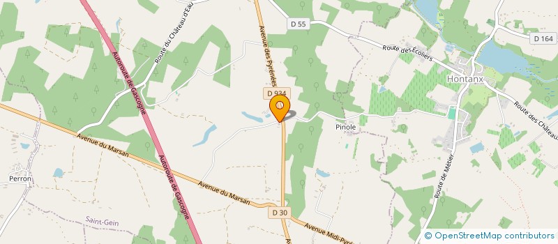 localisation de l'entreprise MADAME ELISE COURCIER  SAINT-GEIN