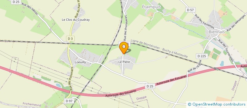 localisation de l'entreprise MADAME ELISE COUSIN  ETAIMPUIS