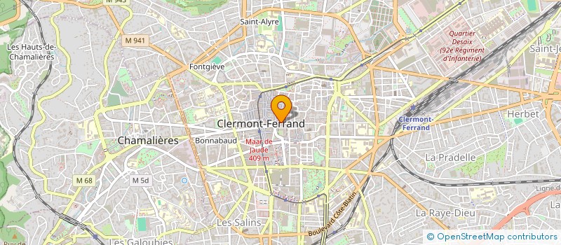 localisation de l'entreprise MADAME ELISE COUSTES  CLERMONT-FERRAND