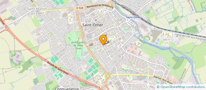 localisation de l'entreprise MADAME ELISE COUTREEL  SAINT-OMER