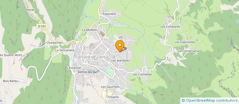 localisation de l'entreprise MADAME ELISE CROCOMBETTE  VILLARD-DE-LANS