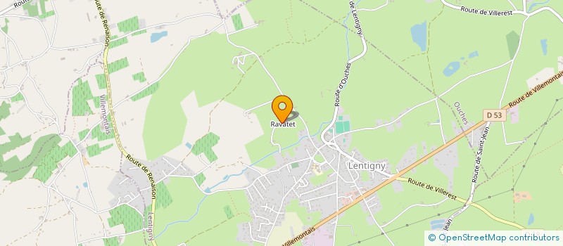 localisation de l'entreprise MADAME ELISE CROPAT  LENTIGNY