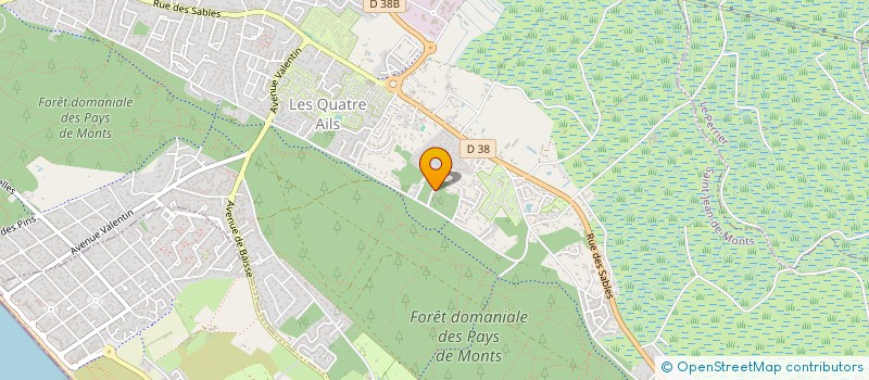 localisation de l'entreprise MADAME ELISE CUSSONNEAU  SAINT-JEAN-DE-MONTS