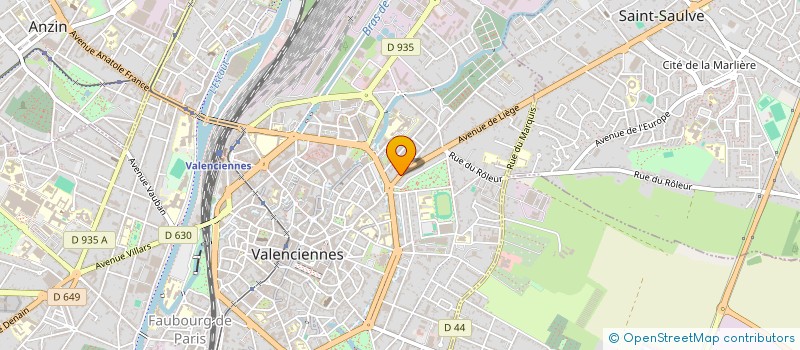 localisation de l'entreprise MADAME ELISE DA SILVA à VALENCIENNES
