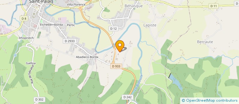 localisation de l'entreprise MADAME ELISE DABBADIE  BEHASQUE-LAPISTE