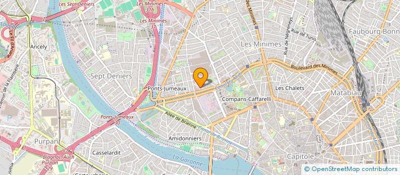 localisation de l'entreprise MADAME ELISE DANIEL  TOULOUSE