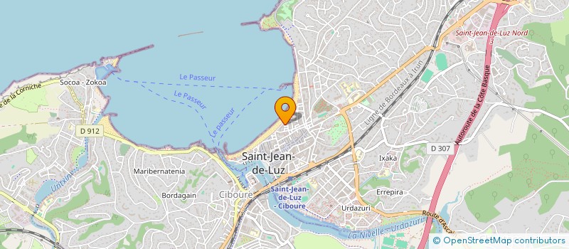 localisation de l'entreprise MADAME ELISE DAROTCHETCHE  SAINT-JEAN-DE-LUZ