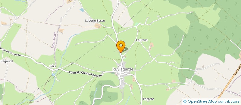 localisation de l'entreprise MADAME ELISE DE BORGGRAEF  PUYLAGARDE