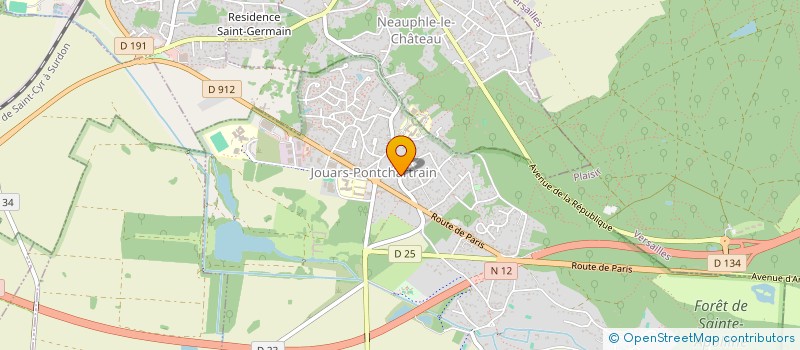 localisation de l'entreprise MADAME ELISE DE MOURA  JOUARS-PONTCHARTRAIN