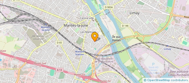 localisation de l'entreprise MADAME ELISE DE MUNTER  MANTES-LA-JOLIE