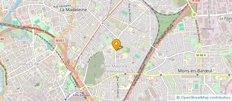 localisation de l'entreprise MADAME ELISE DEBELS à LILLE