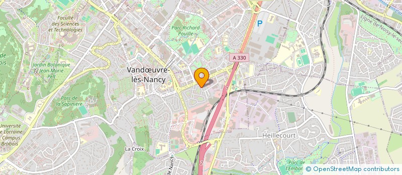 localisation de l'entreprise MADAME ELISE DEGRANGE  VANDUVRE-LES-NANCY