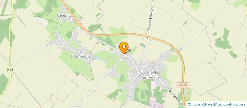 localisation de l'entreprise MADAME ELISE DELAHALLE  CORMEILLES-EN-VEXIN