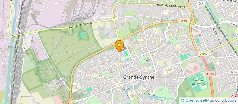 localisation de l'entreprise MADAME ELISE DESMIDT  GRANDE-SYNTHE