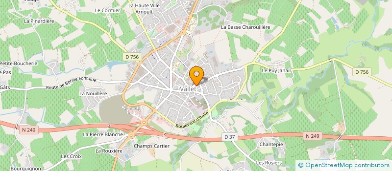 localisation de l'entreprise MADAME ELISE DEUT à VALLET