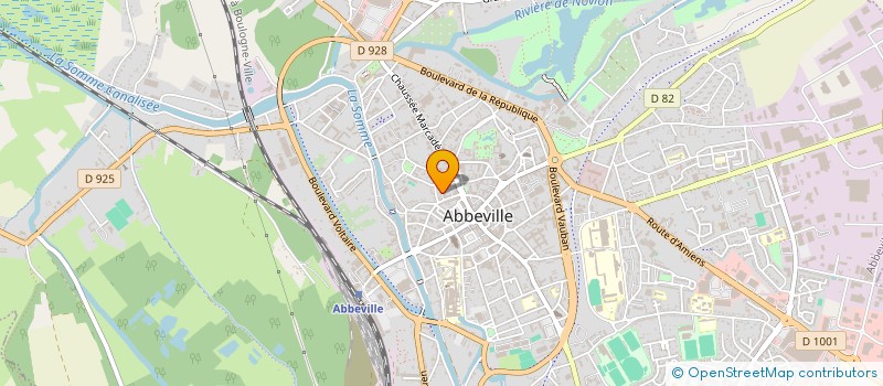 localisation de l'entreprise MADAME ELISE DEVELLE à ABBEVILLE