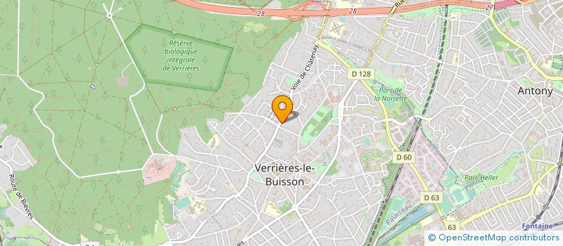 localisation de l'entreprise MADAME ELISE DEVIDAL à VERRIERES-LE-BUISSON