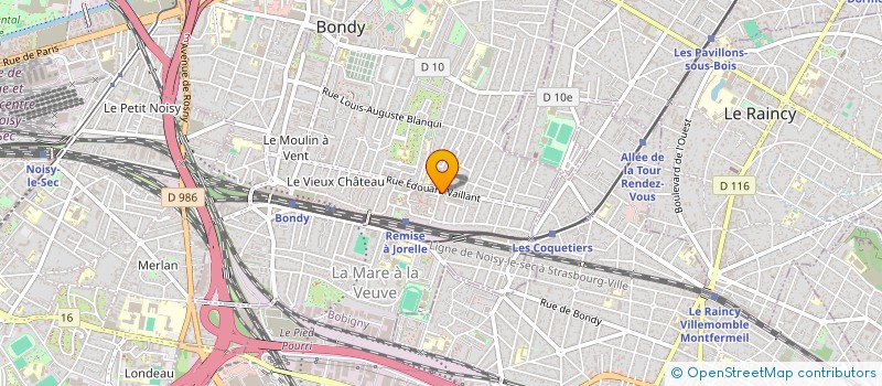 localisation de l'entreprise MADAME ELISE DJAFER  BONDY