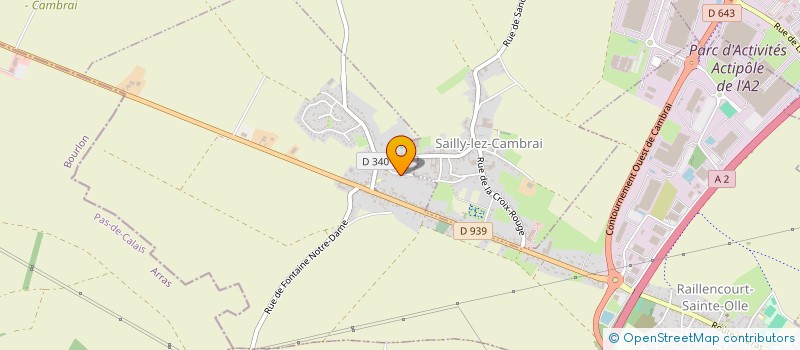 localisation de l'entreprise MADAME ELISE DORANJO  RAILLENCOURT-SAINTE-OLLE