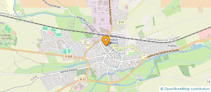 localisation de l'entreprise MADAME ELISE DORCHIES  VERNEUIL D'AVRE ET D'ITON