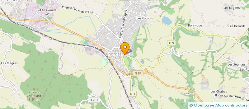 localisation de l'entreprise MADAME ELISE DORSCH  CHORGES