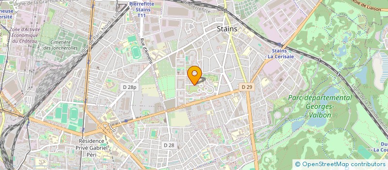 localisation de l'entreprise MADAME ELISE DOUNGA  STAINS