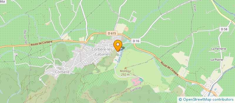 localisation de l'entreprise MADAME ELISE DUPLOUY  CORBERE-LES-CABANES