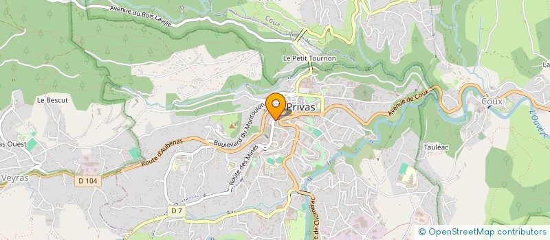 localisation de l'entreprise MADAME ELISE DUPRAT  PRIVAS