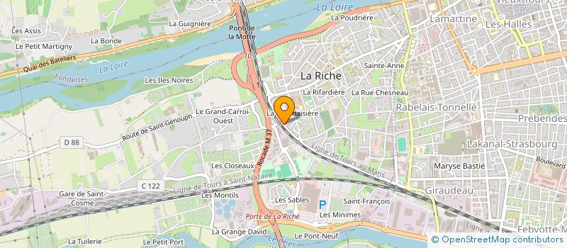 localisation de l'entreprise MADAME ELISE DURET  LA RICHE