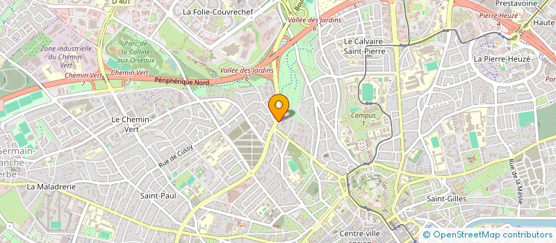 localisation de l'entreprise MADAME ELISE DUVAL à CAEN