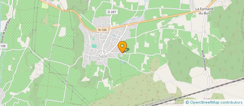 localisation de l'entreprise MADAME ELISE DUVAL  SAZE