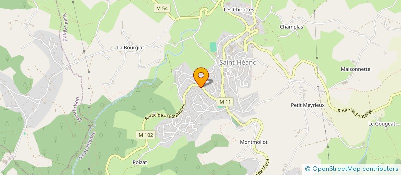 localisation de l'entreprise MADAME ELISE DUZGUN  SAINT-HEAND