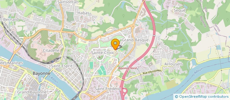 localisation de l'entreprise MADAME ELISE ETCHECOPAR  BAYONNE