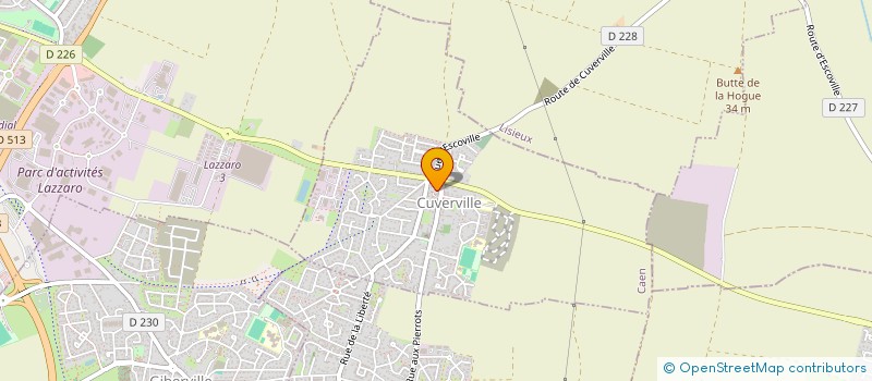 localisation de l'entreprise MADAME ELISE EUDE  CUVERVILLE