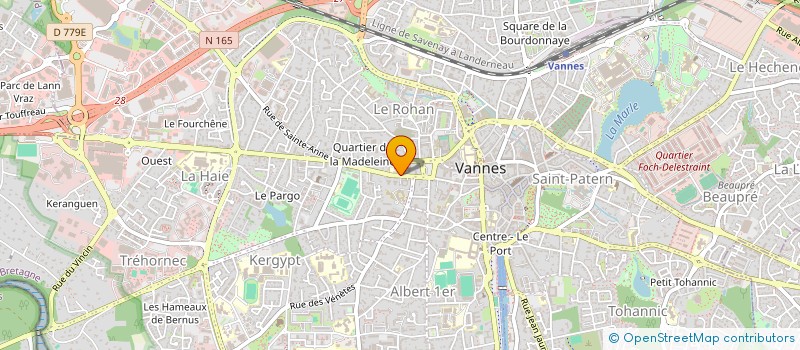 localisation de l'entreprise MADAME ELISE EVERS à VANNES