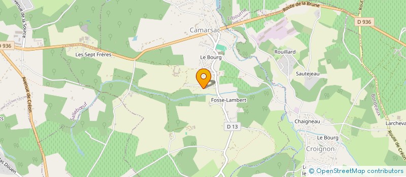 localisation de l'entreprise MADAME ELISE FAHEY  CAMARSAC