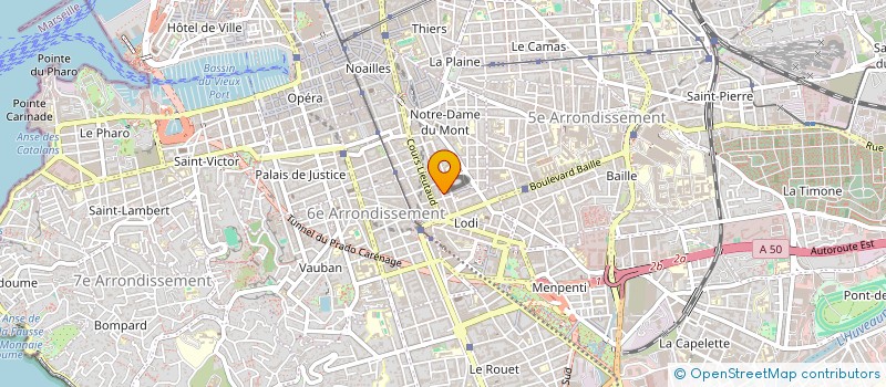 localisation de l'entreprise MADAME ELISE FARGETTON à MARSEILLE