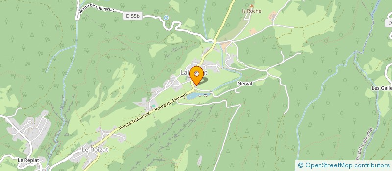 localisation de l'entreprise MADAME ELISE FATET  LE POIZAT-LALLEYRIAT