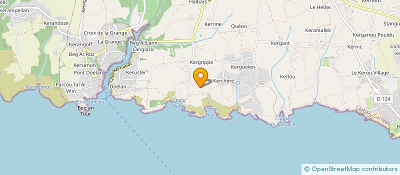 localisation de l'entreprise MADAME ELISE FAUGLAS à CLOHARS-CARNOET