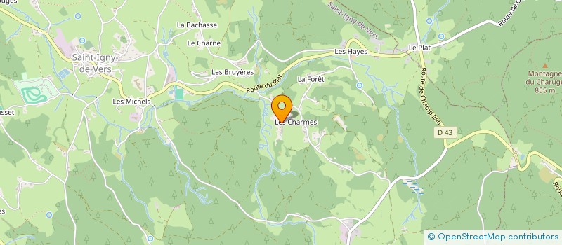 localisation de l'entreprise MADAME ELISE FAYARD  SAINT-IGNY-DE-VERS