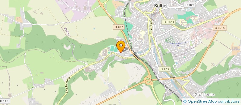 localisation de l'entreprise MADAME ELISE FERAILLE  BOLBEC