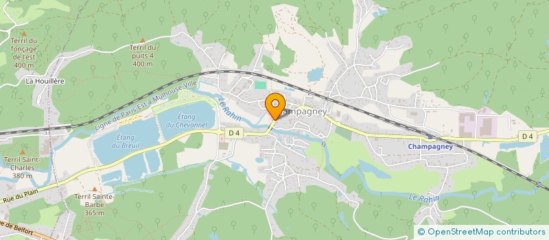 localisation de l'entreprise MADAME ELISE FERAL  CHAMPAGNEY