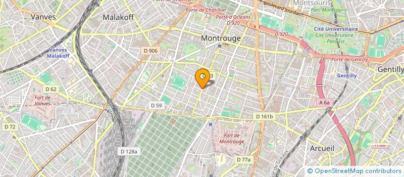 localisation de l'entreprise MADAME ELISE FERNANDEZ à MONTROUGE