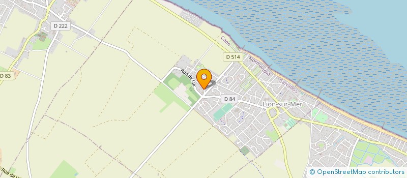 localisation de l'entreprise MADAME ELISE FOLLIN  LION-SUR-MER