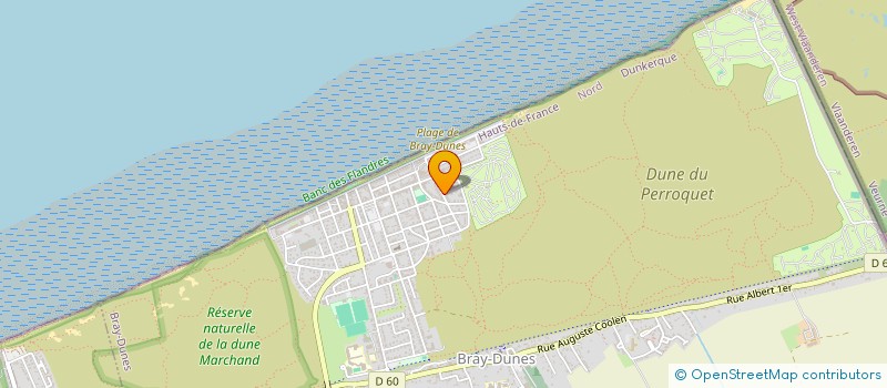 localisation de l'entreprise MADAME ELISE FONTAINE  BRAY-DUNES