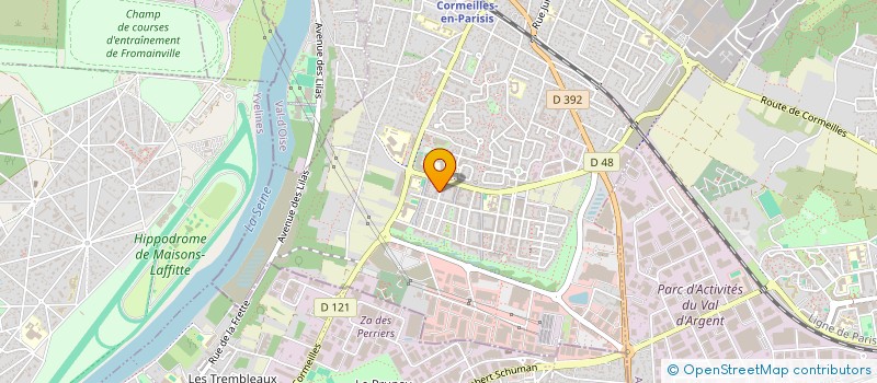 localisation de l'entreprise MADAME ELISE FORESTIER  CORMEILLES-EN-PARISIS