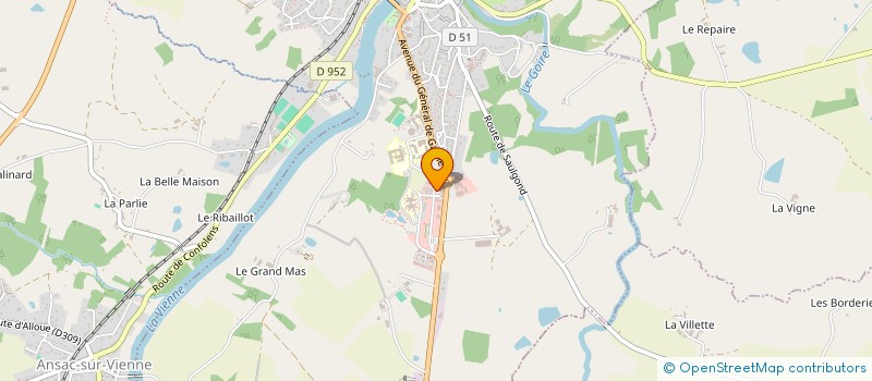 localisation de l'entreprise MADAME ELISE FOUGERAS  CONFOLENS