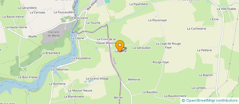 localisation de l'entreprise MADAME ELISE FOUGERE  BOURGON