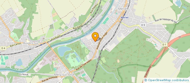 localisation de l'entreprise MADAME ELISE FOURNAISE  MERIEL